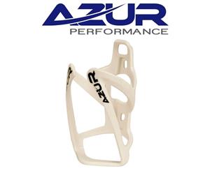 Azur Bike Bottle Cage - Polymer Bidon Cage - White