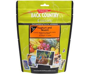 Back Country Cuisine Yoghurt and Muesli 2-Serve 175g Freeze-Dried Meal