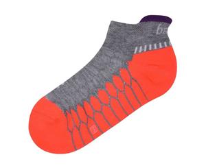 Balega Women Silver Sock Womens - Grey/Coral