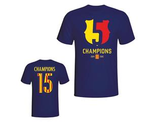 Barcelona 2015 Champions Tee (Navy)