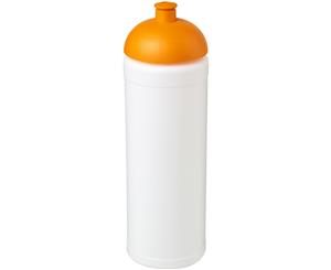 Baseline Plus 750Ml Dome Lid Sport Bottle With Grip (White/Orange) - PF2818