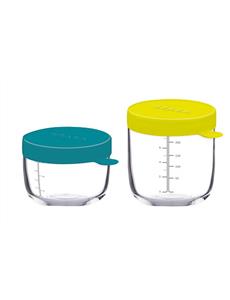 Beaba Set of 2 Conservation Jars in Glass