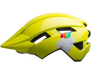 Bell Sidetrack II Toddler Bike Helmet Gloss Yellow/Rainbow Unisize