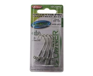 Berkley Nitro Saltwater Pro 3/0 Jig Head - 1/4oz and 3/8oz Qty 4