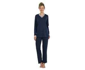 BlackSpade 6106-050 Navy Solid Colour Pyjama Set