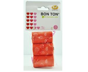 Bon Ton Dog Poo Pickup Bag Refills Red