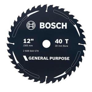 Bosch 305mm 40T TCT Circular Saw Blade for Wood Cutting - GENERAL PURPOSE