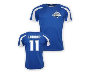 Brian Laudrup Rangers Sports Training Jersey (blue)