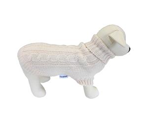 Brighton Dog Sweater - Cream