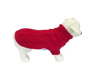 Brighton Dog Sweater - Red