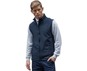 Brookes Mens Pro 2 Layer Windproof Softshell Gilet Bodywarmer - Navy