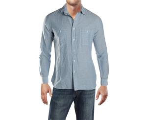 Brooks Brothers Mens Two Pocket Long Sleeve Button-Down Shirt