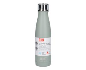 Built New York 480ml Leakproof Vacuum Insulated Double Wall Drink Bottle Grey