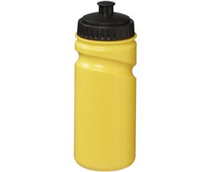 Bullet Easy Squeezy Sports Bottle (Solid Black/Yellow) - PF2050