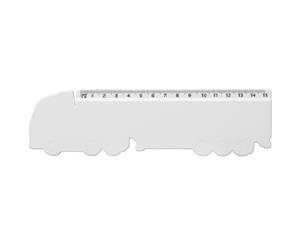 Bullet Loki Lorry Shaped Plastic Ruler (White) - PF2676