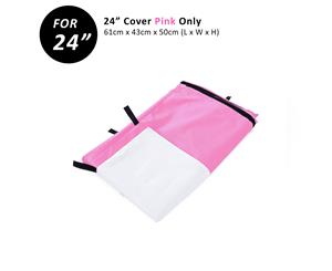 Cage Cover Enclosure for Wire Dog Cage Crate 24" PINK