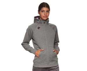 Canterbury Women's Vaposhield Snood Full-Zip Hoody - Gunmetal Marle