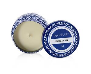 Capri Blue Printed Travel Tin Candle Blue Jean 241g/8.5oz