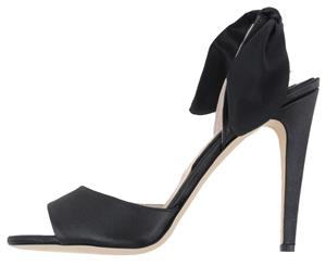 Carven Women's Ankle Bow Stiletto - Black