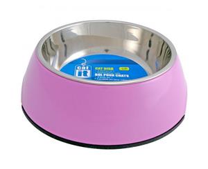 Catit 2in1 Dura Cat Bowl Pink Sm 350ml