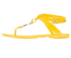 Cesare Paciotti Women's Toe Strap Sandal - Yellow