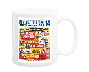 Chuck Berry Rock n Roll 1950 Poster Mug - 11 Fluid Oz