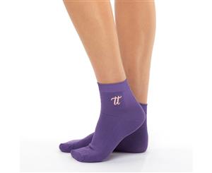 Chusette Warm Cotton Long Socks for Comfort and Style - Violet