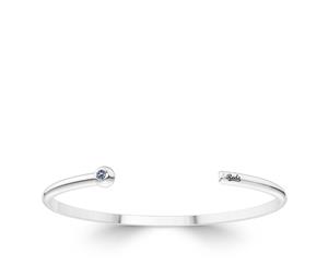 Cincinnati Reds Sapphire Cuff Bracelet For Women In Sterling Silver Design by BIXLER - Sterling Silver