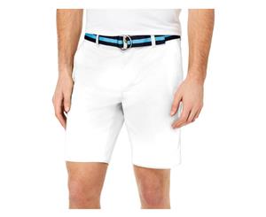 Club Room Mens Classic Fit Chino Khaki Shorts