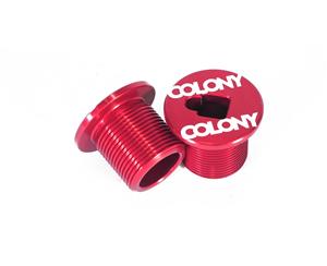 Colony BMX M25 Fork Bolt Top Cap Red