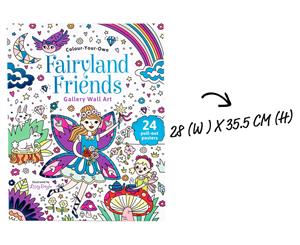 Colour Your Own Fairyland Friends Gallery Wall Art