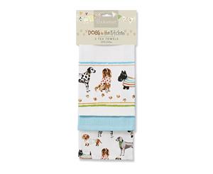 Cooksmart Best In Show Dog Design Tea Towels Pack of 3