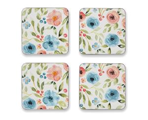 Cooksmart Country Floral Set of 4 Coasters