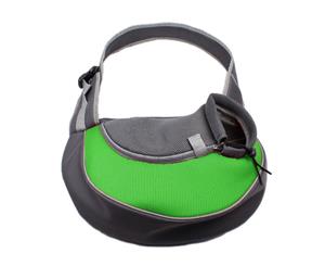 CoolBELL Portable Middle Size Pet Sling Bag-Green