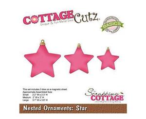 Cottagecutz Basics Dies 3 Pack Starlargest 3.7 Inch X3.8 Inch