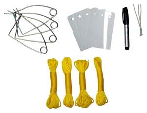 Crab Rope- Baitclips and Crabbing ID Kit - Crabbing Accessories Bundle