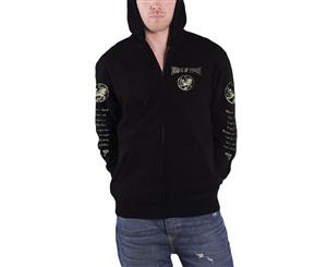 Cradle Of Filth Hoodie Cruelty And The Beast Logo Official Mens Zipped - Black