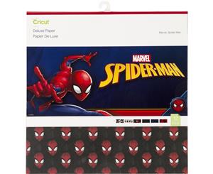 Cricut 12 inch X12 inch Deluxe Paper 12 pack Marvel Spider-Man