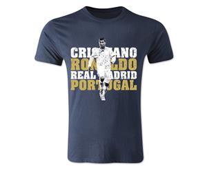 Cristiano Ronaldo Real Madrid T-Shirt (Navy)