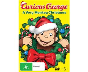 Curious George A Very Monkey Christmas DVD Region 4