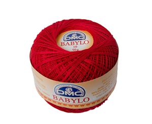 DMC Babylo 10 Crochet Cotton 50g Ball 321 Red