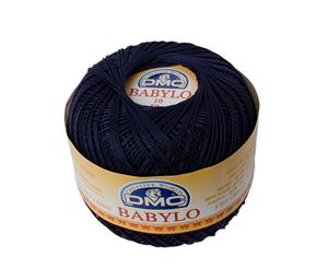 DMC Babylo 10 Crochet Cotton 50g Ball 823 Dark Navy Blue