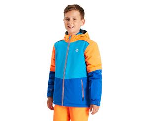 Dare 2b Boys Aviate Water Repellent Hooded Ski Jacket - OxfBl/Atlanc