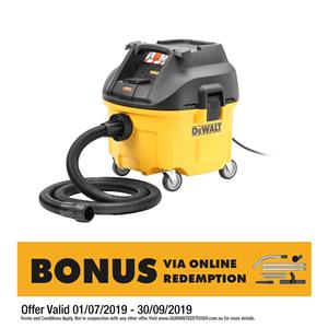 DeWalt 1400W 30L L Class Wet And Dry Dust Extractor Vacuum