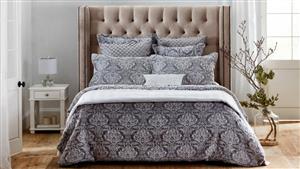 Devereaux Sterling Quilt Cover Set - Queen