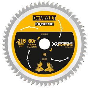 Dewalt 216mm 60T TCT Circular Saw Blade Wood FLEXVOLT