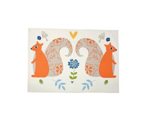 Dexam Tea Towel Woodland Squirrels