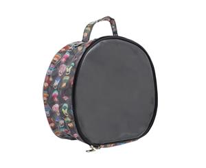 Dilly's Collections Large Round Multi-Purpose Toiletries Travel Makeup Cosmetic Bag - Babushka