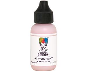 Dina Wakley Media Acrylic Paint 1oz - Carnation