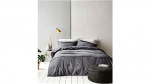 Dixon Grey Queen Quilt Cover Set